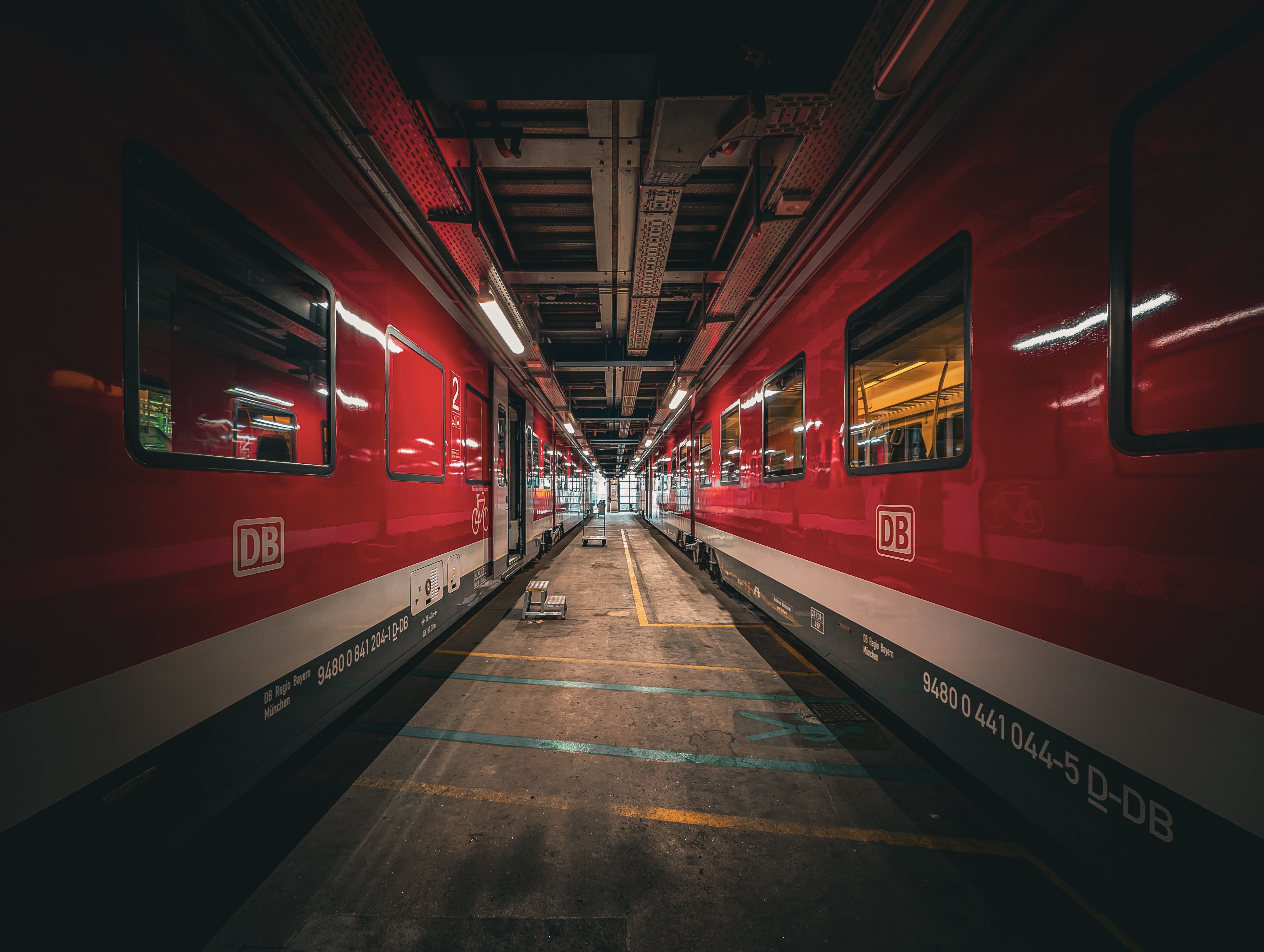 A Munich regional train at the platform
